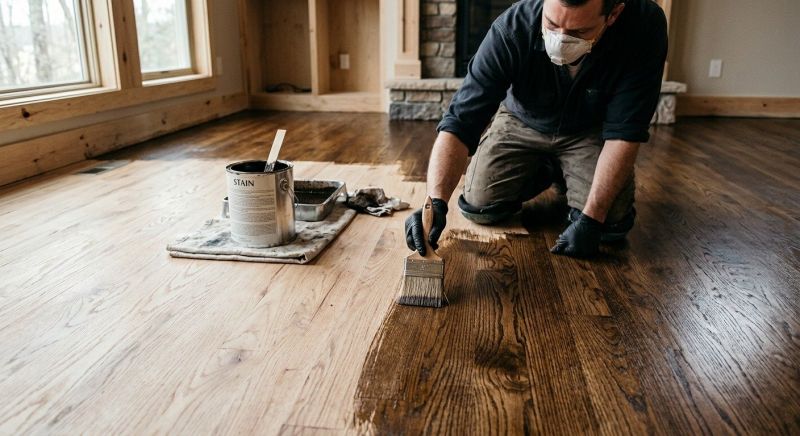 Floor Staining Service in Olathe, KS