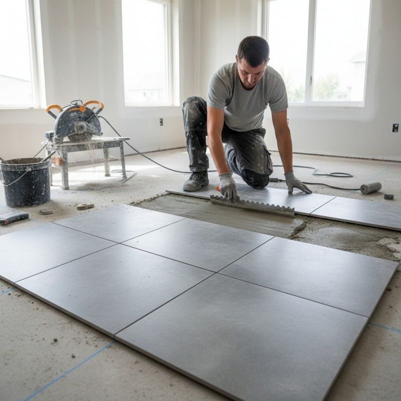 Slate Tile Floor Installation in Frederick, MD